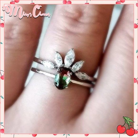 🍒 S925 DELIGHT Accent Ring - Picture 3 of 16